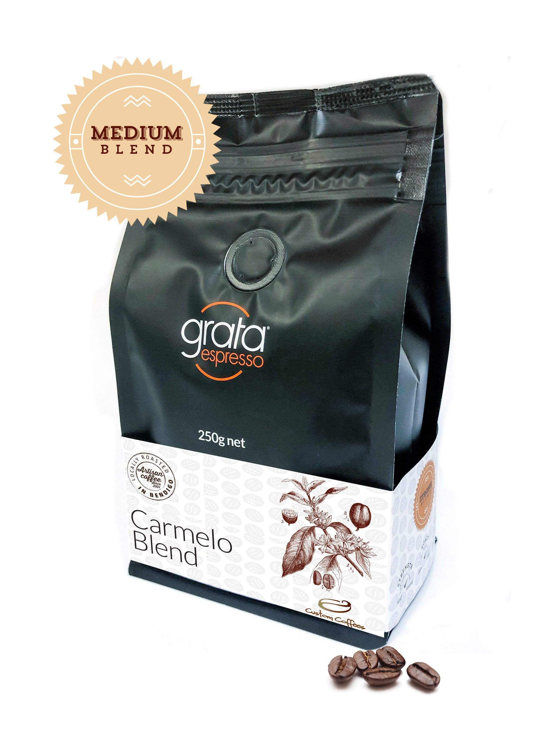 Carmelo Blend coffee bag